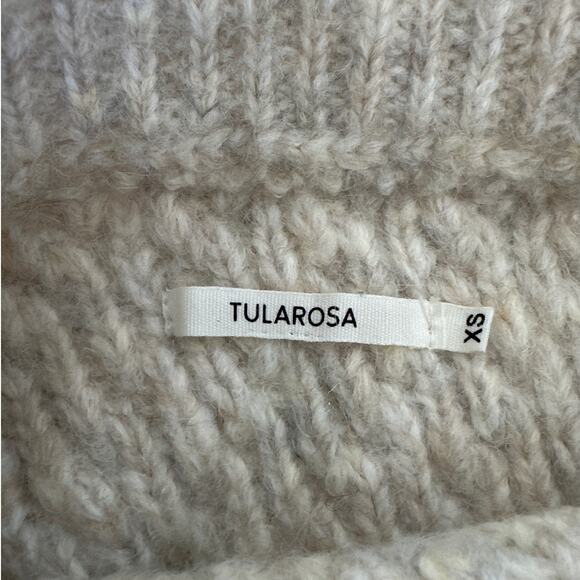 Tularosa - Sweater Knit Strapless Tube Top in Beige - Picture 2 of 3